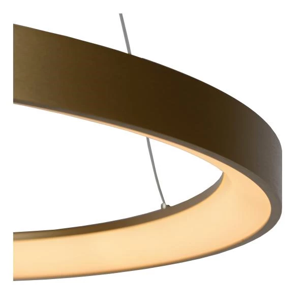 Lucide VIDAL - Pendelleuchten - Ø 58 cm - LED Dim. - 1x48W 2700K - Mattes Gold / Messing - detail 4